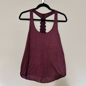 Lululemon Athletica Maroon Tank Top